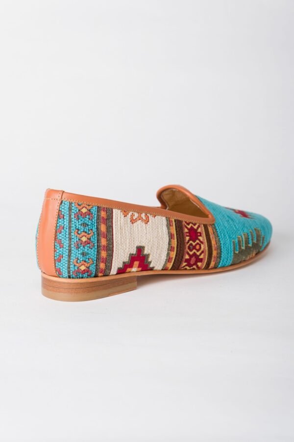 Turkish Traditional Loafer Turquoise 3