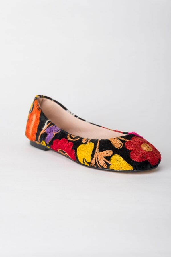 Ballet Suzani Shoes Colored Floral 2