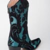 Cowboy Otoman Boots Black and Green 3