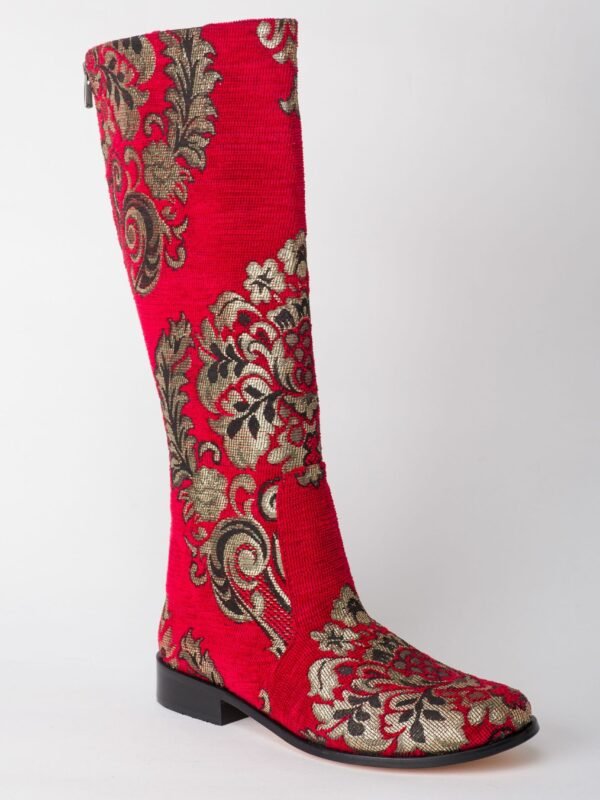 Ottoman Red Flat Boots 2