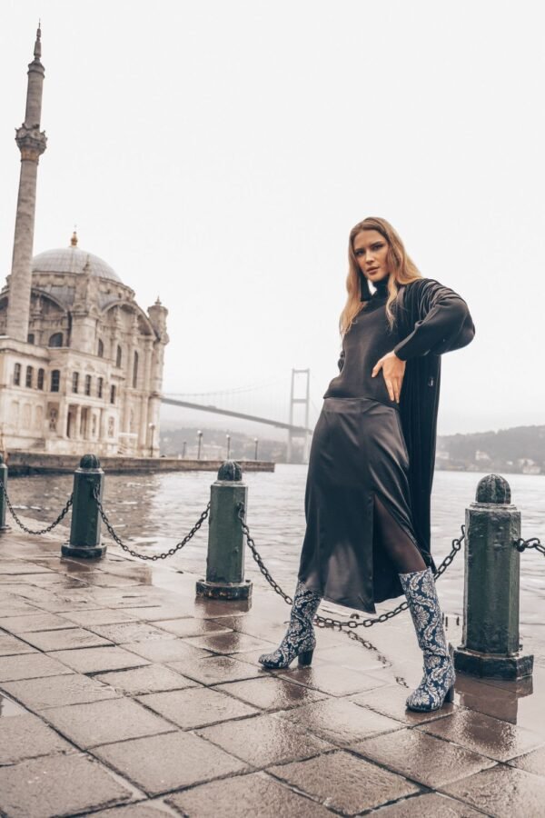 Ottoman Silver Heel Boots Model 18