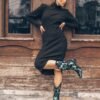 Cowboy Otoman Boots Black and Green Model 2
