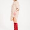 Suzani Red Flat Boots Model 1