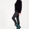 Cowboy Otoman Boots Black and Green Model 11